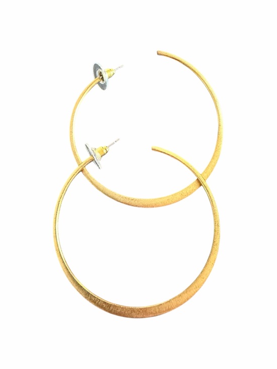 Source Unknown Jewelry - Gold Tone 2” Lightweight Open Hoop Earrings Jewelry Y2K